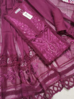 3D Cutwork Cotton Lawn - Image 3