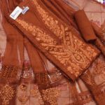 3D Cutwork Cotton Lawn